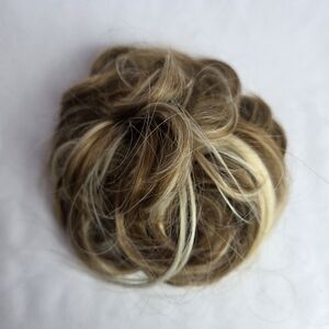 Natural Blonde Hair Bun Extension